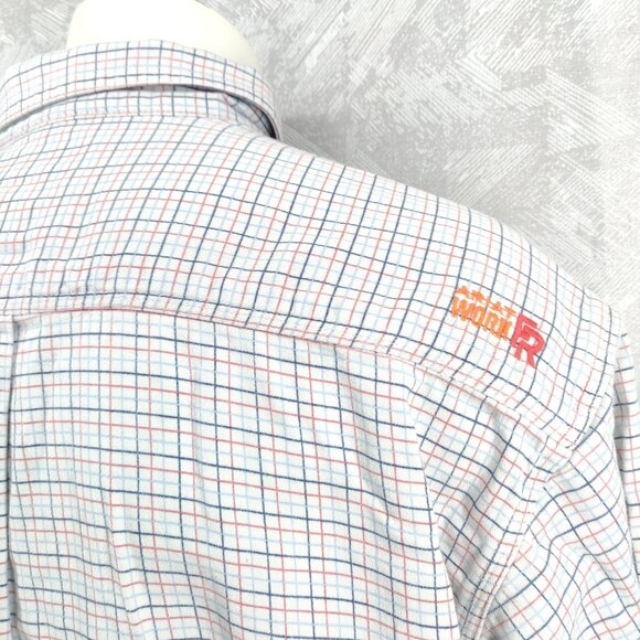 Ariat FR Work Shirt Mens 2XL XXL Flame Resistant HRC2 Plaid Button Up 10014857 - Picture 7 of 15